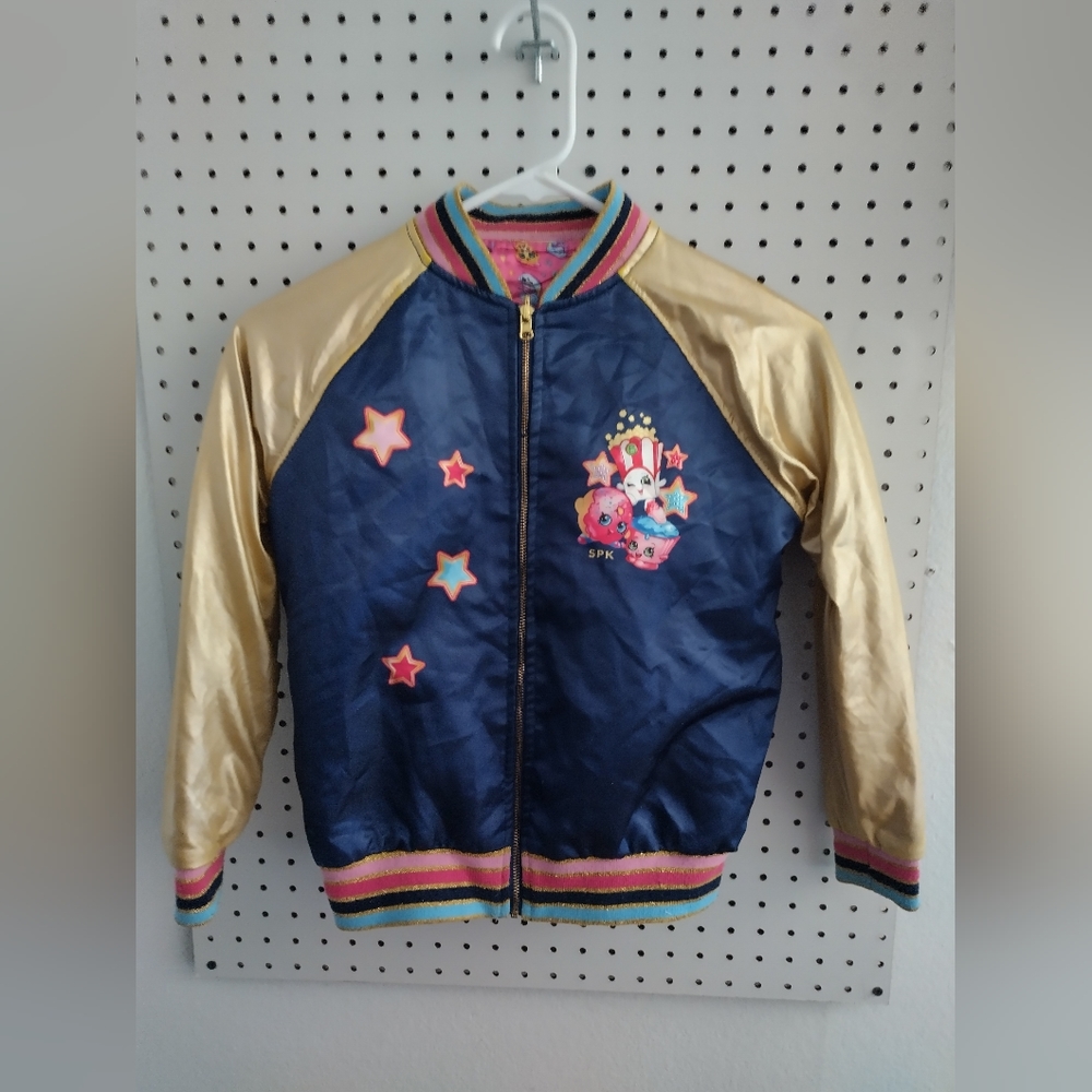 Girl's varsity reversible jacket